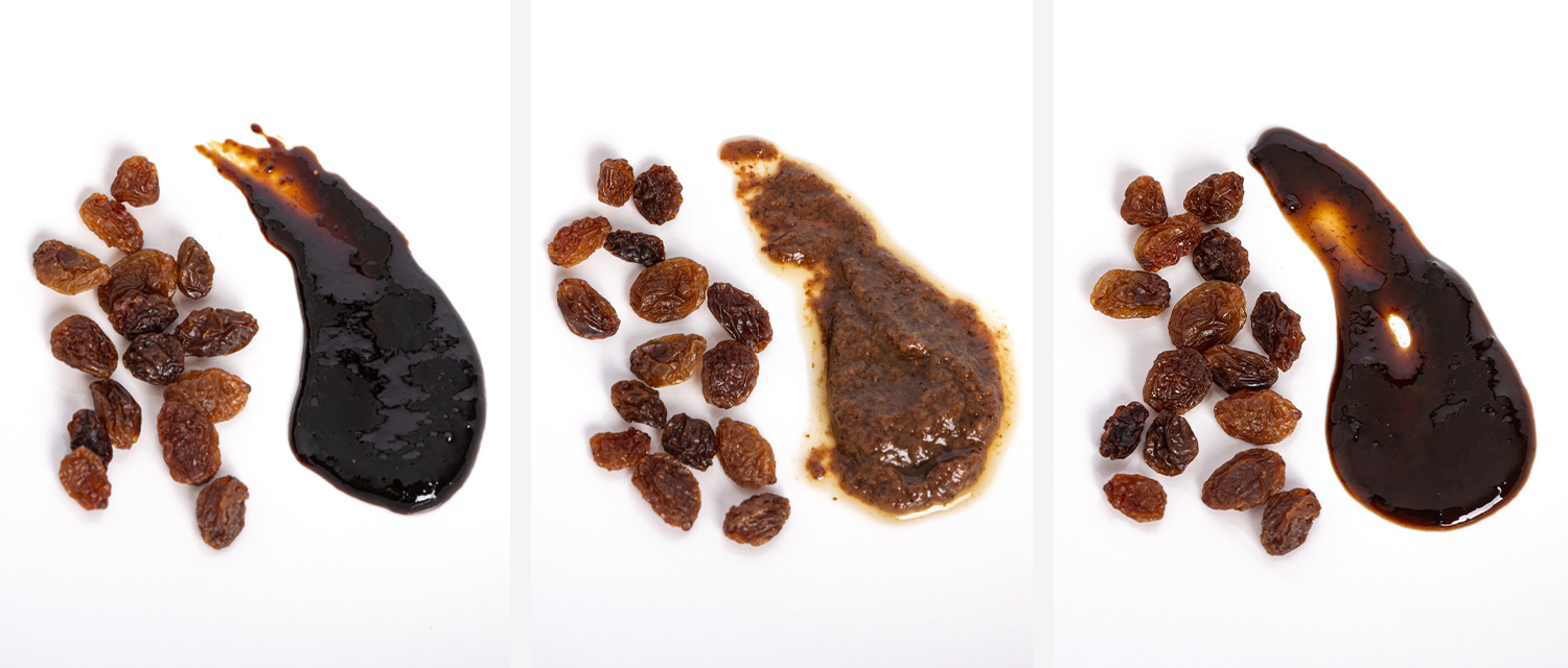 Raisin Puree and raisin concentrate